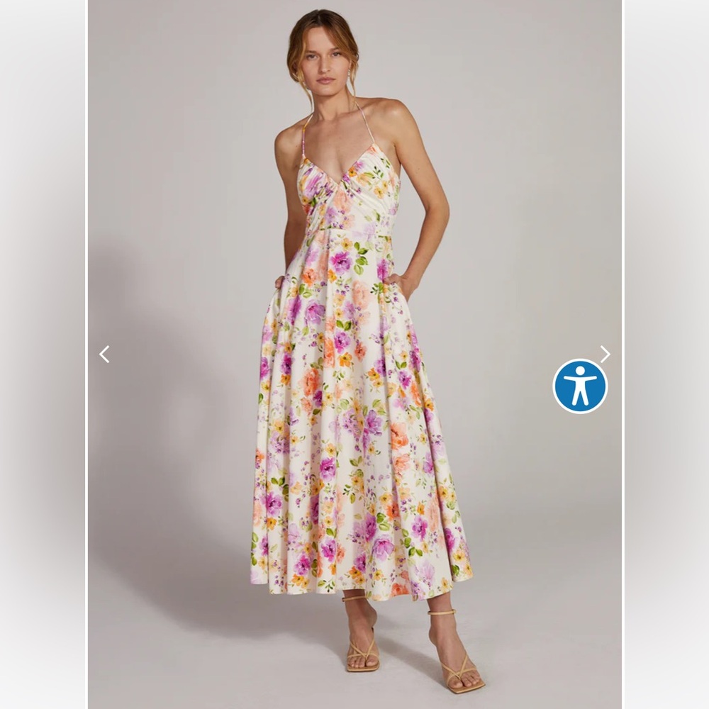 Favorite Daughter Halting Traffic Dress in Oahu Watercolor